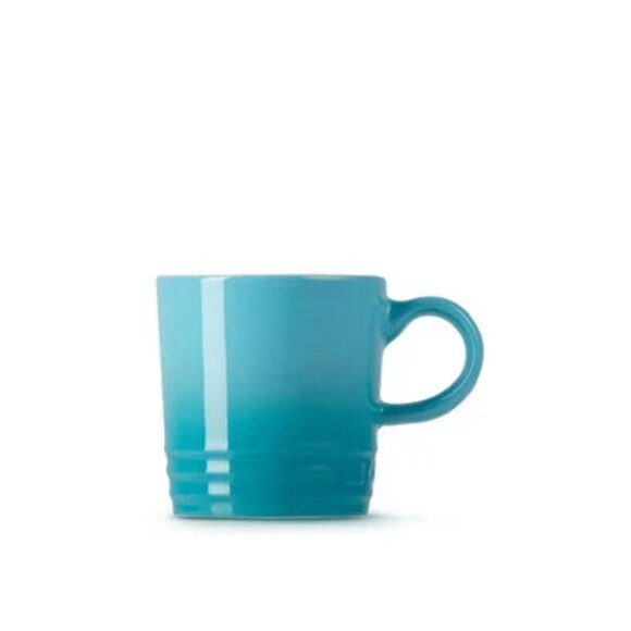 NWT Le Creuset Caribbean Blue 3 oz London Espresso Mugs - Set of Two - Picture 11 of 14